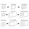 5 in 1 Set: SIM-kortadapter Micro SIM Nano SIM Standard SIM
