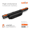 Batteria per portatile Fujitsu LifeBook E754, E756, E734 ricambio per laptop 4400mAh 10.8V