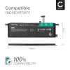 Batteri för ASUS F553M, X553M, R515M, X553MA, R413M, X453M, F553MA, F453M, F552CL Laptop - 3800mAh 7.4V - 7.6V 