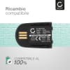 2x 204755-01, 82742-01, 84598-01 Batteria di ricambio per Plantronics Savi 440, 740, W440, W440-M, W740, W740-M, W745, WH500, WH500A 140mAh , pila sostitutiva per cuffie, apparecchi, headset, auricolari