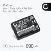 Batteri for Panasonic Lumix DMC TZ10 TZ6 TZ7 TZ8 TZ18 TZ20 TZ25 TZ30 TZ31 TZ35 DMC-ZX1 DMC-ZS7 ZS3 ZS8 DMW-BCG10 Kameraer 890mAh fra CELLONIC