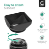 Ø 52mm Kamera Ø 52mm DV motljusskydd för video för Universal Ø 52mm – Plast filtergänga rektangel / kantigt / angular Motljusskydd från CELLONIC
