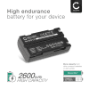 Batteri for HP Photosmart C912 / Pentax EI-2000, EI-D-LI1 / Trimble R4, R6, R7, R8 2600mAh fra CELLONIC