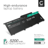 Batteri for Samsung 900X3C, NP900X3C, 900X3D, NP900X3D, 900X3E, NP900X3E, 900X3F, NP900X3F 5200Ah fra CELLONIC