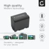 Batteri for Panasonic NV-GX7, AG-AC90, AG-DVX100, NV-DA1, NV-MX500, NV-DS60, NV-GS1, GS11, PV-DV100 CGA-D54 CGR-D120 -D220 (3300mAh, 7.4V) fra CELLONIC