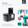 Battery for Hitachi DS 14DVF3, WH 14DSL, G 14DL, WR 14DL, DS18DVF3, DH 14DL, EB14B, EB1414S 14.4V  NiMH 3300mAh from CELLONIC