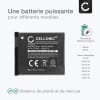 Batterie 700mAh pour appareil photo Canon PowerShot A2200, PowerShot A3000 IS - Remplacement modèle NB-8L NB-8L