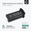 Batterie 2000mAh pour appareil photo Canon EOS EOS 1D, EOS 1D Mark II N, EOS 1Ds - Remplacement modèle NP-E3 NP-E3