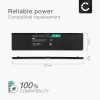 Batteri for Dell Latitude E7440, Latitude 14 E7450, Latitude 14 7000, 34GKR, PFXCR, V8XN3, 5K1GW, 909H5, T19VW 6700mAh 7.7V fra CELLONIC