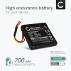 Batteri for Logitech F540, G930 - Logitech 533-000074 700mAh reservebatteri