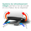 Support petit et léger pour PC portable : réglable en hauteur - fonction 3en1 : rehausseur, refroidisseur, stabilisateur