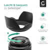 CELLONIC® Lens Hood for Ø 95mm Plastic Screw-in Flower / Tulip / Petal Sun Shade