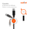 Caricatore USB C Type C per cuffie Bang & Olufsen Beoplay E8 2.0, H9i, H95, H8i, E8 Sport alimentatore di ricambio da 2A / 2000mA per auricolari headset wireless