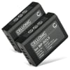 2x Batteri 1200mAh