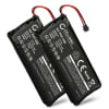 2x Batteri HAC-006