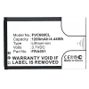 2x Batteri for AVM Fritz Fon C6, DECT 1200mAh fra CELLONIC