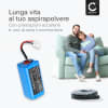 Batteria per SEVERIN RB7025, RB-7025, CHILL RB-7025, CHILL RB7025, Philips Compact FC8710, 4IFR19/66 1400mAh di CELLONIC