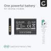 SLB-0837B Batteri för Samsung Digimax L70B L201 L70 L83T, NV10 NV15 NV20 NV8, SL201, 800mAh Kamera-ersättningsbatteri med lång batteritid