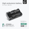 Batteri för Stonex S9 GNSS, S3, S8 Plus GNSS BP-3, BT-L72SA, BT-L74SA, BT-S9374 (2200mAh, 7.4V) från CELLONIC