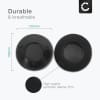 subtel Replacement Ear Pads for Razer Thresher Ultimate 7.1 Headphone Covers Soft Foam Earpads Over Ear Headphone Cushions / Earphone Cups