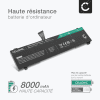 Batterie de rechange pour ordinateurs portables Schenker XMG Fusion 15 XFU15L19 - 8000mAh 11.4V