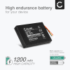 Batteri for Logitech G933, G533 533-000132 (1200mAh, 3.7V) fra CELLONIC