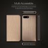 Lommebok Deksel for iPhone 8 Plus / iPhone 7 Plus - PU Leather, gylden lomme, pocket, shell, skal