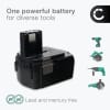 Batteri for Hitachi BCL1815, DS 18DL, WR 18DL, WH 18DL, C 18DL, DH 18DL 18.0V  5000mAh Li Ion fra CELLONIC