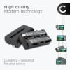 2x NP-F750 Batteries for Sony HDR-FX7 HDR-FX1 HDR-FX1000 DSR-PD150 GV-HD700 DSR-PD170 GV-HD700E Camcorder 2600mAh NP-F550 Battery Replacement + USB LCD Dual Charger