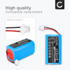 Batteri for Cecotec CONGA 990, 950, 1190, 1090 , Conga 1090, 990, Neatsvor X500 (Cecotec CONG1002) 2600mAh fra CELLONIC