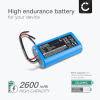 Batteri for DJI Osmo Mobile 2 / Osmo Mobile 3 / Osmo Mobile 4 / DJI 2ICR18650-2S1P Kameraer 2600mAh fra CELLONIC