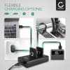 USB-dubbelladdare (Li-90B Li-92B) för Olympus TG-5 TG-4 TG-3 TG-1 Tough TG-Tracker Stylus XZ-2 + 1m + USB Kabel från CELLONIC