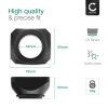 Ø 52mm Kamera Ø 52mm DV motljusskydd för video för Universal Ø 52mm – Plast filtergänga rektangel / kantigt / angular Motljusskydd från CELLONIC