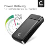 Große Powerbank 20000mAh - USB C Portable Charger 20W PD Flache Schnelllade Power Bank für Apple iPhone, iPad, Airpods, Galaxy, Switch, Handy, Tablet, Flugzeug