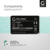 Batterie F12440023,NTA2340,R-IG7 pour télécommande Logitech Edge, Mini, Harmony One, Harmony 900 Pro 950mAh + kit d'outils