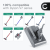 Batteri til Dyson V7 Batteri til V7, V7 Motorhead, V7 Animal, V7 Trigger, V7 Cord Free, V7 Total Clean, SV11 Type B (Dyson 968670-02) (21,6 V, 2500 mAh) fra CELLONIC - Batteri med skruer