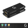 2x Batteri for Nintendo DSi XL 900mAh fra CELLONIC