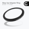 CELLONIC 67mm to 77mm Step Up Ring – Lens Filter & Hood Stepping Up Adapter Ring Mount Adapter for Canon, Nikon, Sony, Fuji, Olympus Camera Lenses
