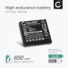 2x Batteri för Bang & Olufsen Beoplay H9, H8, H7, H9i 1973822, PLB-103 (650mAh, 3.7V) från CELLONIC