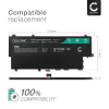 Batteri för Samsung ATIV Book 5 NP530U3C, 530U3, 530U3B, NP540U4E, AA-PBYN4AB 7.4V 6000mAh + skruvmejsel-set från CELLONIC