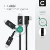 USB C till USB C 100W (PD) -kabel L-formad rät vinkel 1m nylon laddning datakabel USB 3.1 10 Gbps 8K för mobiltelefon, surfplatta, smartklocka, GPS, högtalare och mer