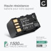 Batterie 1600mAh pour appareil photo JVC GY-HM100, JVC GZ-HD7, JVC GZ-HD300 - Remplacement modèle BN-VF808 BN-VF815 BN-VF823 BN-VF915