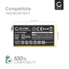 Batteri for Acer Iconia One 10 (B3-A40) 6 Pin, PR-279594N 6000mAh fra CELLONIC
