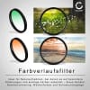 Farbverlauf Filter Orange für Ø 37mm Verlauffilter Verlaufsfilter