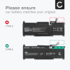 1x Batteri for MSI Modern 15 A5M, Modern 15 B11M, Stealth 15M A11SDK, MSI BTY-M491 4500mAh 11.4V fra CELLONIC