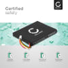 Batteri för Dell PowerEdge R720, R620, T110 II, R320, T420, R420, R520, M620, PERC H710, H810, H710P H132V, 70K80 (830mAh, 3.7V) från CELLONIC