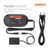 Strømforsyning for Canon PowerShot G1x Mark III G5 X G7 X Mark II G9 X Mark II, PowerShot SX620 HS SX720 HS SX730 HS SX740 HS AC-adapter ACK-DC110 DC-kobling – Dummy-batteri – Batterieliminator fra subtel