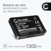 Bateria Logitech 190582-0000 F12440056 K398 L-LU18 1300mAh - , Batería larga duración para controles remotos Logitech Harmony 1000 1100 Remote Harmony 915 Squeezebox Duet Controller C-RL65