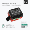 Batteria per Husqvarna Automower 305, 105, 308, Gardena R40Li, R70Li, R50Li, R38Li, R40 1500mAh 18.5V marca CELLONIC