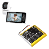 Batteri til Sena SF2, SF4 AHB802540 (800mAh, 3.7V) fra CELLONIC